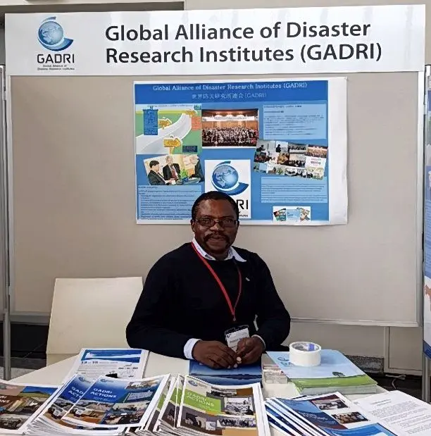 AADRI booth in a global disaster research setting